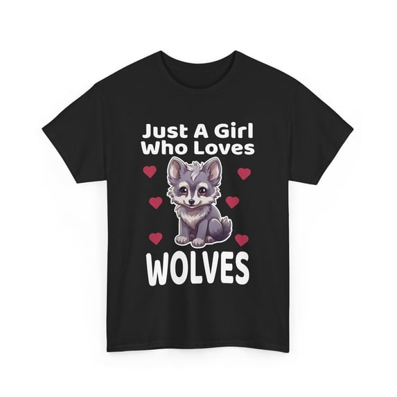 Spectrum Wolves Wolf Just A Girl Who Loves Wolves Wolf Lovers Classic Retro Quote ...