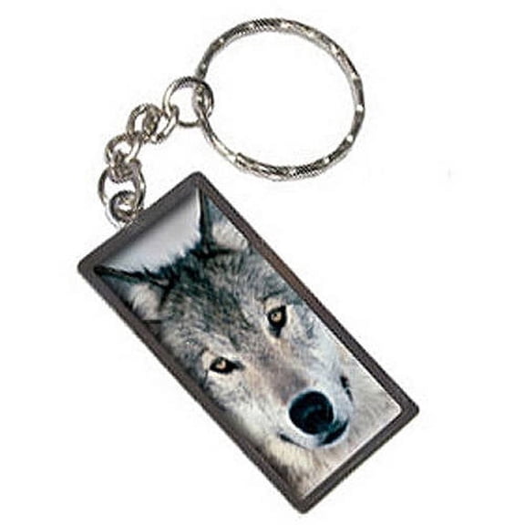 Wolf Keychain Key Chain Ring
