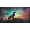 thumbnail image 1 of Wolf Kitchen Mat Soft and Absorbent Bath Mats for Bathroom Non Slip Quick Dry Shaggy Bath Carpet Machine Wash for Kitchen Bathroom Shower 39x20 in Home Decor, 1 of 7