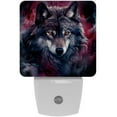 thumbnail image 1 of Wolf LED Square Night Light - Soft Glow Plug-in Lamp with Dusk to Dawn Sensor for Bedroom and Hallway - Energy Efficient, Compact Design, 1 of 6