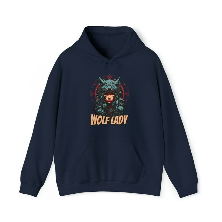 Ladies wolf hoodie hotsell