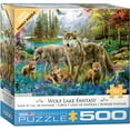 thumbnail image 1 of Wolf Lake Fantasy by Jan Patrik 500-Piece Puzzle, 1 of 2