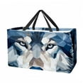 thumbnail image 1 of Wolf Large Capacity, Foldable Reusable Tote Bag - Oxford Cloth Storage Bin, Laundry Bag, Storage Bag, 1 of 7