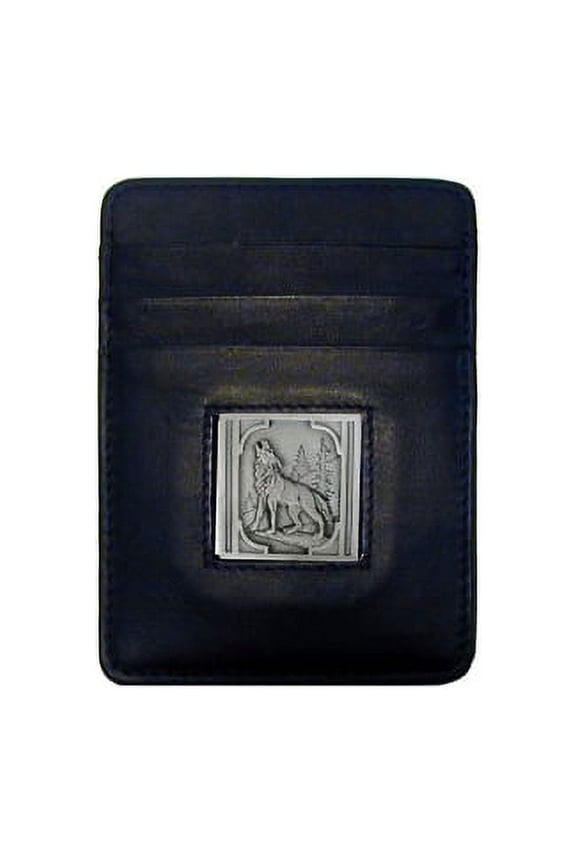 Wolf Leather Money Clip Cardholder