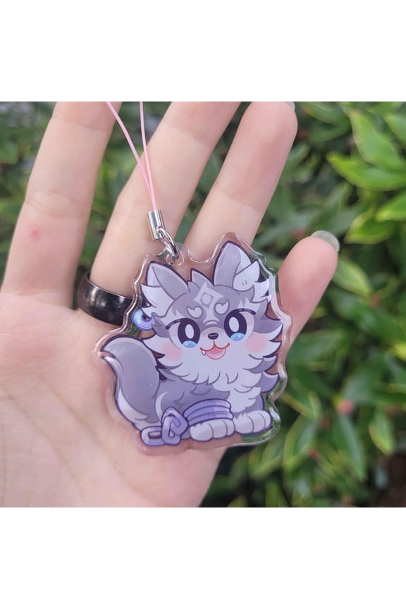 Wolf Link Epoxy Keychain! (1 keychain)