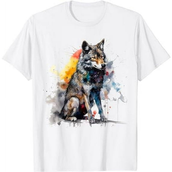 Wolf Lover Artwork | Animal Motif Wolf T-Shirt