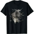 thumbnail image 1 of Wolf Lover Fantasy Artwork | Animal Motif Wolf T-Shirt, 1 of 3