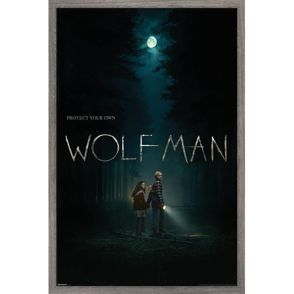 Wolf Man (2025) - One Sheet Wall Poster, 14.725" x 22.375" Framed