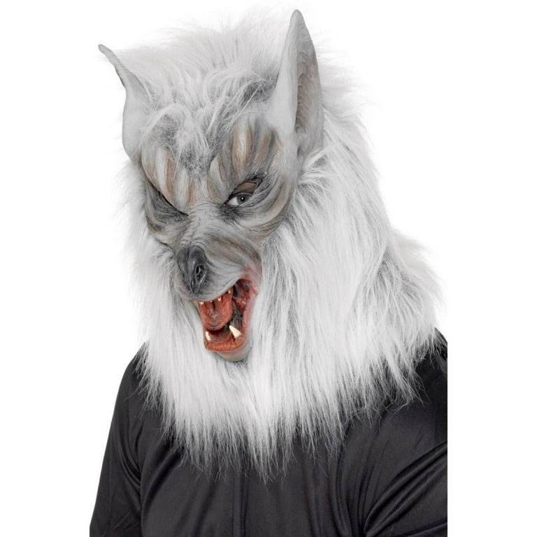 Wolf Mask Adult Silver Wolf Mask Adult Silver