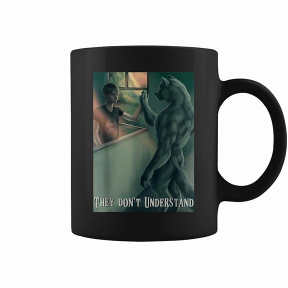 Wolf Meme They Dont Understand Coffee Mugs