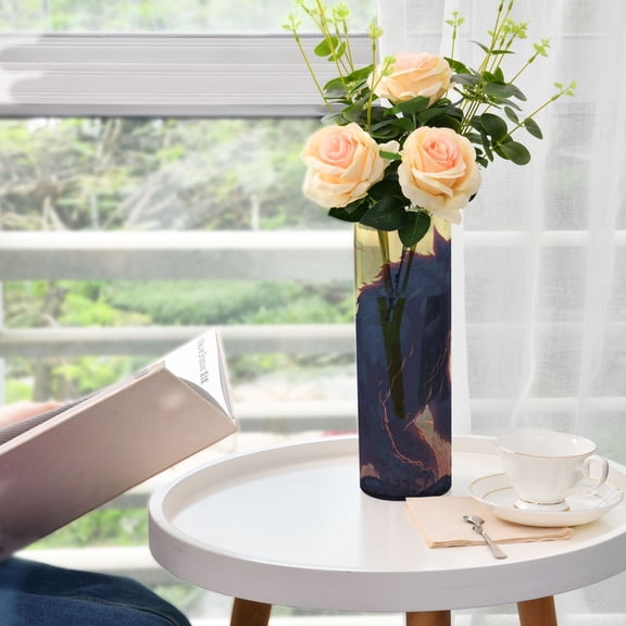 Wolf Monster Houses and Moon Vases for Flowers Modern Decorative Vase Home Decor for Bedroom Kitchen Living Room Centerpieces