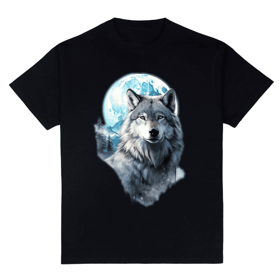 Wolf Moon Graphic T-Shirt
