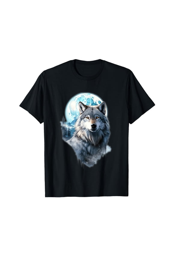 Wolf Moon Graphic T-Shirt