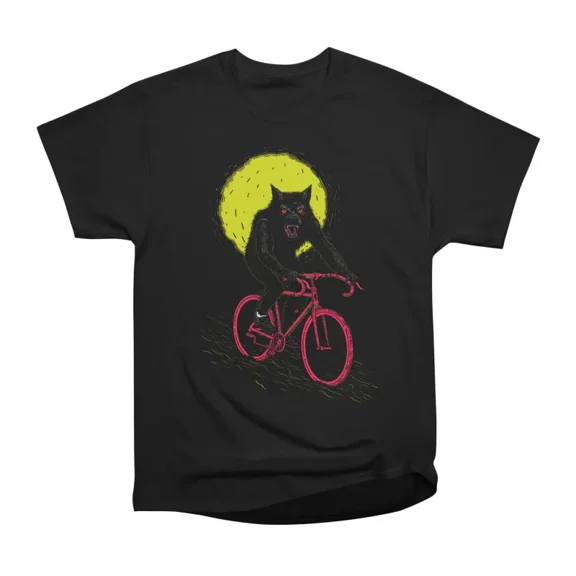 Wolf Moon Rider T-Shirt Tee Gift For Him Merch For Her Apparel For Friend