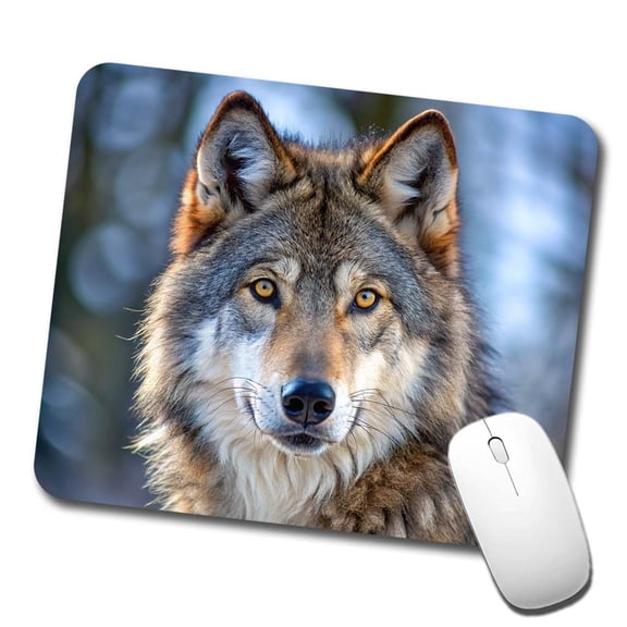 Wolf Mouse Pad Low Profile Gaming Mat