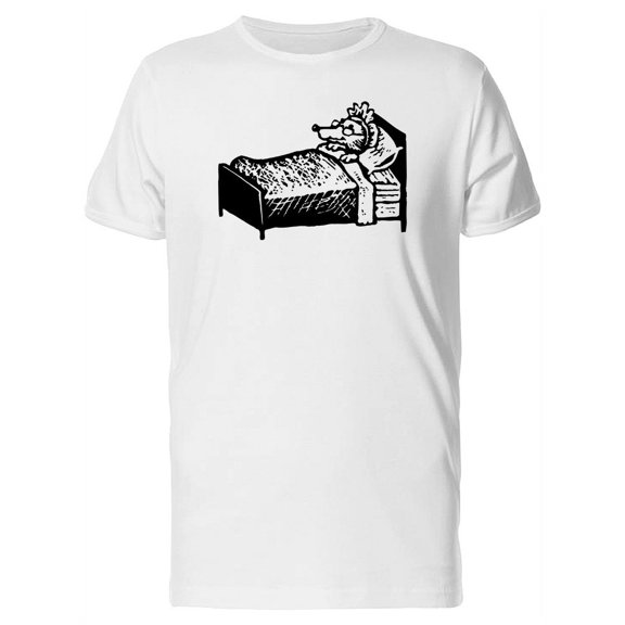 Wolf Nanny Sleeping T-Shirt Men -Image by Shutterstock, Male Medium
