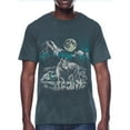 thumbnail image 1 of Wolf Night, Men's & Big Men's Graphic Tee Shirt, Sizes S-3XL, 1 of 6
