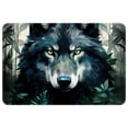 thumbnail image 1 of Wolf Non-Slip Machine Washable Polyester Kitchen Mat Indoor Rug Kitchen Rug, 1 of 6