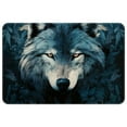 thumbnail image 1 of Wolf Non-Slip Polyester Chair Mats Floor Mat Kitchen Mat Machine Washable, 1 of 6