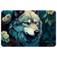 thumbnail image 1 of Wolf Office Rug Door Carpet Indoor Rugs Polyester Non-Slip Machine Washable, 1 of 6