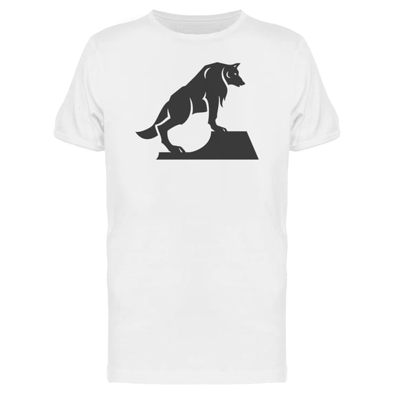 Wolf On A Rock T-Shirt Men -Image by Shutterstock, Male Small
