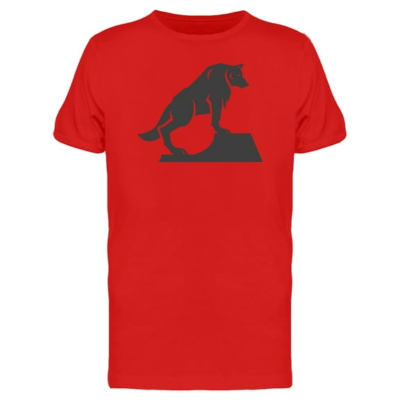 Wolf On A Rock T-Shirt Men -Image by Shutterstock, Male x-Large