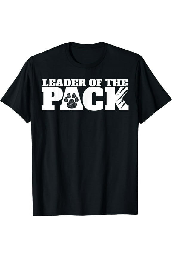 Gift T-ShirtsLeader of The Pack Paw Print Mens T-Shirt