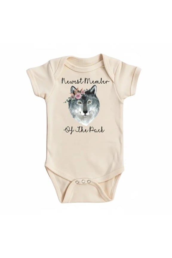 Wolf Pack Newborn Baby Bodysuit