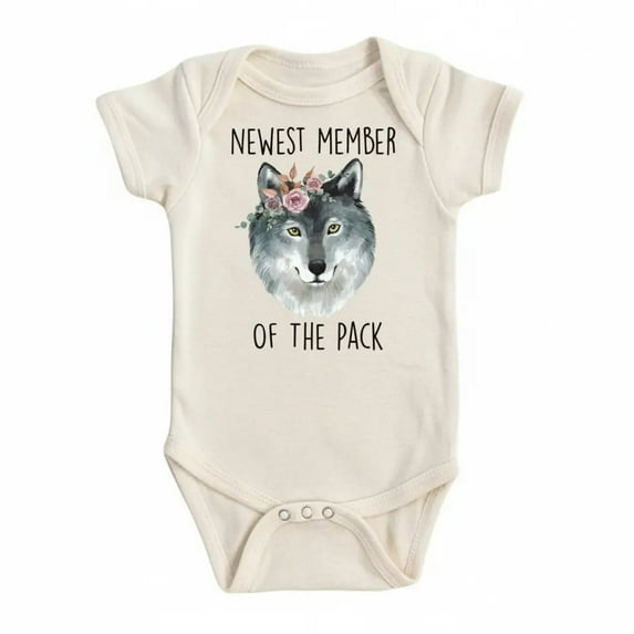 Wolf Pack Newborn Baby Bodysuits