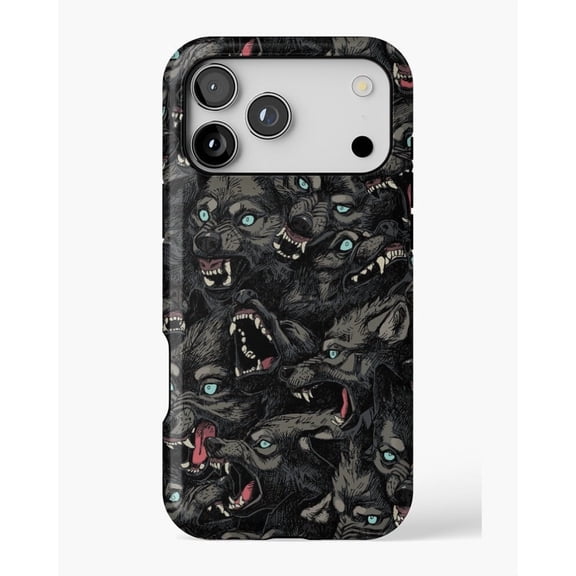 Wolf Pack Pattern H524 Premium Durable Case for iPhone 17 16 15 14 13 12 11 Pro Max – Unisex Style