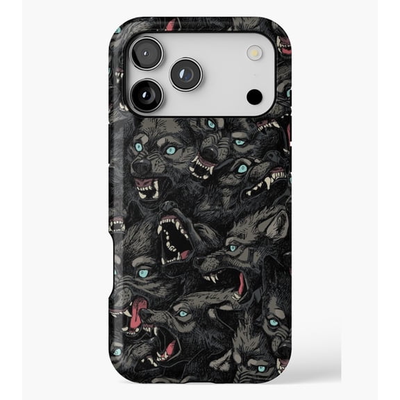 Wolf Pack Pattern M1142, Case for iPhone 17/16/15/14/13/12/11 Pro Max – Stylish Unisex Protective Cover