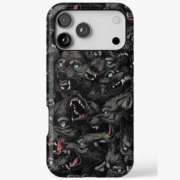 Wolf Pack Pattern Wild Winter Forest Wilderness Animal Case for iPhone 11 12 13 14 15 16 17 Pro Max