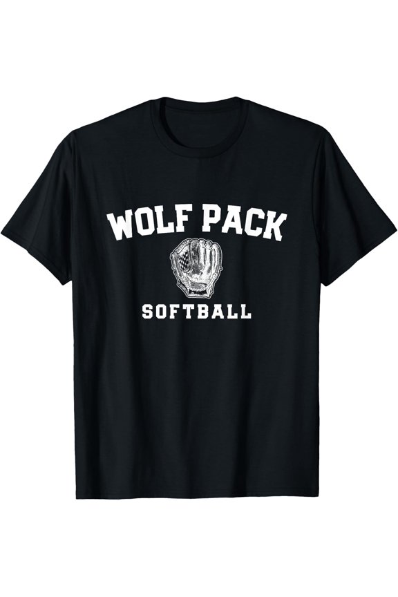 Wolf Pack Ridgeview Softball Mitt Hs T-Shirt Size S-5XL