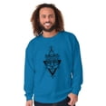 thumbnail image 1 of Wolf Pack Triangle Symbol Spirit Animal Sweatshirt for Men or Women Brisco Brands S, 1 of 6