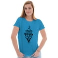 thumbnail image 1 of Wolf Pack Triangle Symbol Spirit Animal Womens Slim Fit Graphic Tee Brisco Brands X, 1 of 5
