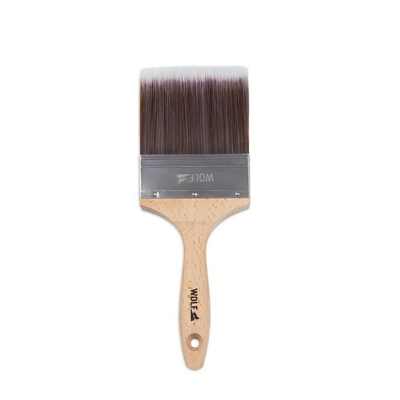Wolf Paint Supply 1109105719 Beta Pro 4 in. Flat Wall Brush