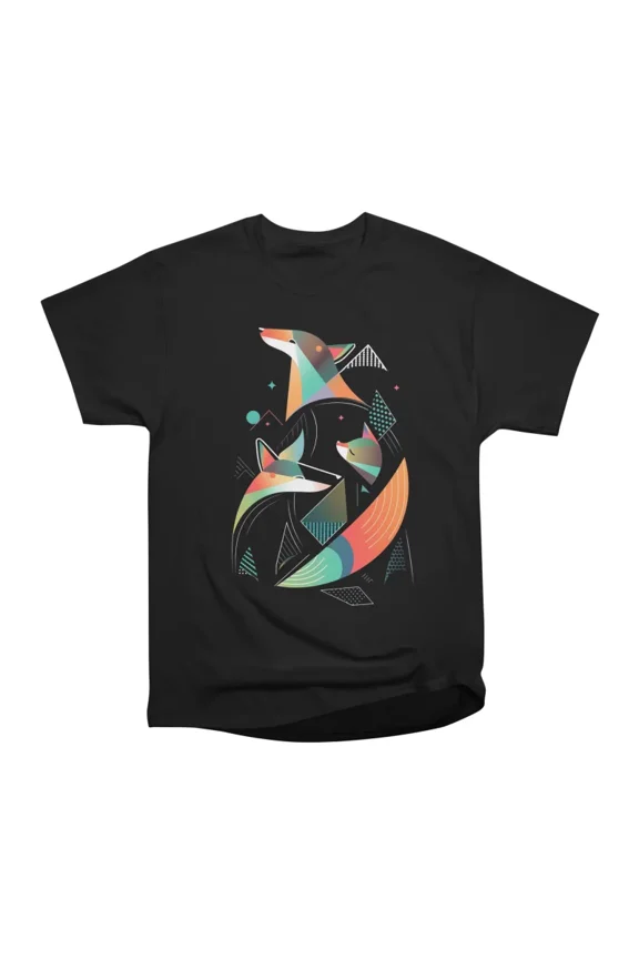 Wolf Pastel Retro T-Shirt Tee Gift For Him Merch For Her Apparel For Friend