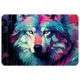 thumbnail image 1 of Wolf Polyester Non-Slip Indoor Rugs Chair Mat Floor Carpet Machine Washable, 1 of 6