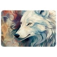thumbnail image 1 of Wolf Polyester Non-Slip Machine Washable Floor Rug Indoor Rug - Best Office Mat at Amazon, 1 of 6