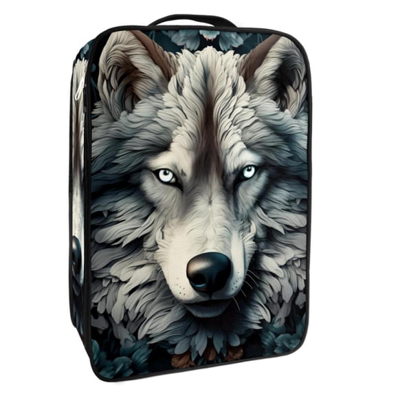 Wolf Polyester Shoe Boxes 23x31cm/9x12in - Organization and Storage Solution for Your Footwear Collection