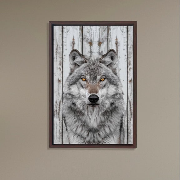 Wolf Portrait Art, Nordic Animal Wall Decor, Rustic Nature,Inspired For Living Room, Cabin And Modern Home De Home Decor UNFRAMED Poster, Wall Art for Decor, Present, 8x12
