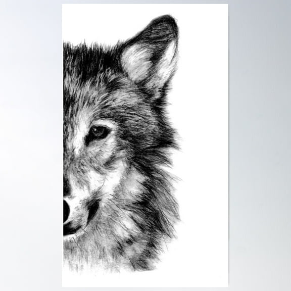 Wolf Poster Wall Art, Modern Wall Decor For Living Room Bedroom, 12x18 UNFRAMED