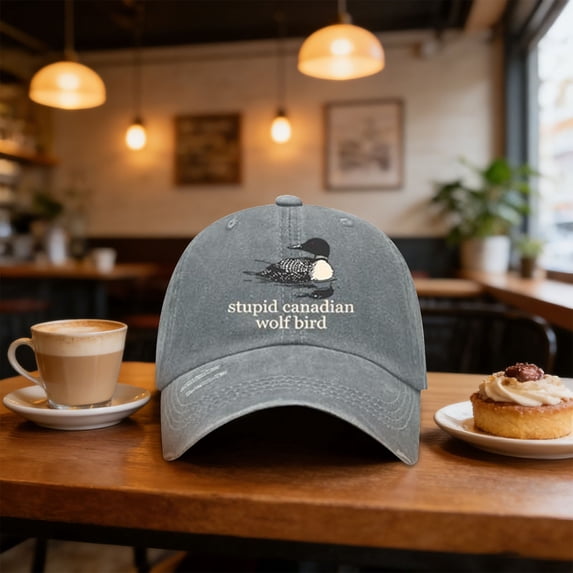 Wolf Print Baseball Cap Adjustable Unisex Dad Hat, Breathable Ventilated Sun Hat with UV Protection, Lightweight Comfortable Cap for Running Hiking Cycling Outdoor Sports Daily Wear