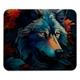 thumbnail image 1 of Wolf Printed Square Desk Mat Mousepad, 8.3x9.8 Inch, Non-Slip Rubber Bottom, Suitable for Office and Gaming, 1 of 6