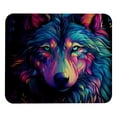 thumbnail image 1 of Wolf Printed Square Gaming Mouse Pad, Non-Slip Rubber Bottom Mouse Mat for Office, 8.3x9.8 Inch, 1 of 6