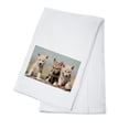 thumbnail image 1 of Wolf Pups (100% Cotton Tea Towel, Decorative Hand Towel, Kitchen and Home), 1 of 3