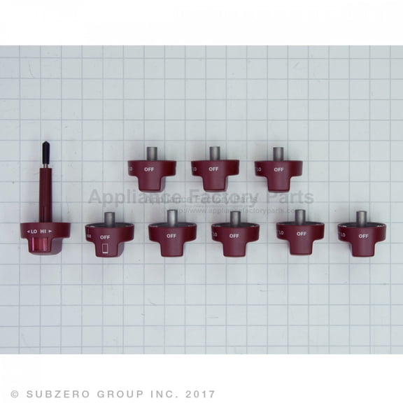 Wolf RED KNOB KIT 36DF 805815