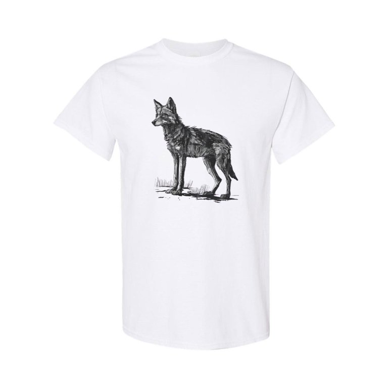 Wolf Retro 90s Graphic T-Shirt, Vintage Wolf Lovers Tee, 2000s 