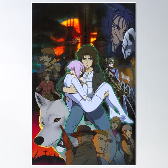 Wolf'S Rain Poster Wall Art, Modern Wall Decor For Living Room Bedroom, 16x24 UNFRAMED