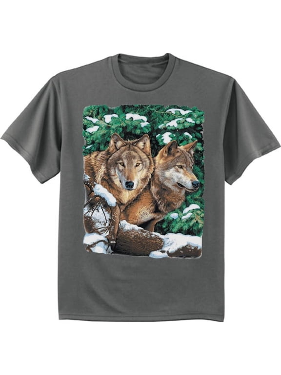 Wolf Shirt Winter Wolves Mens Graphic Tee